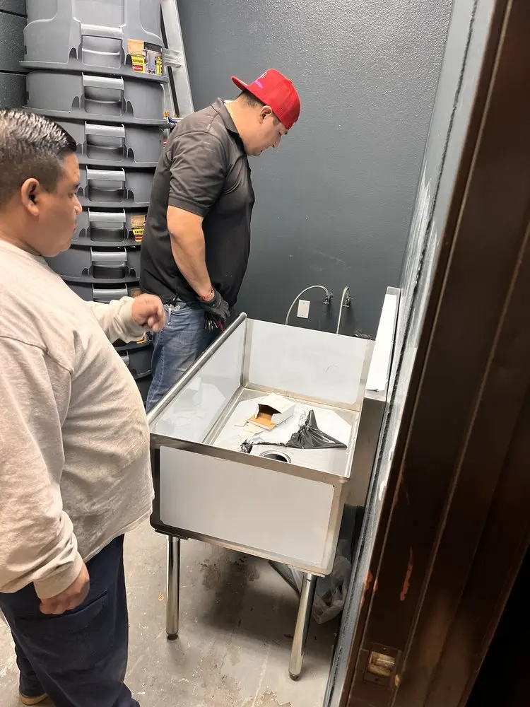 Commercial plumbing and sink installation in Cameron City